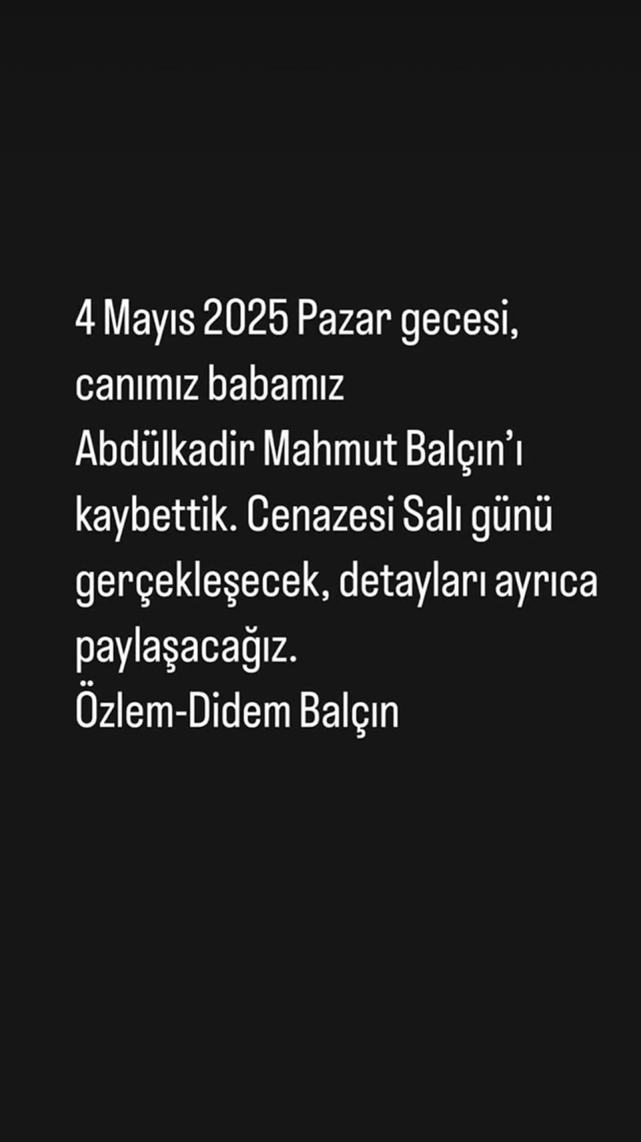Didem Balçın'ın acı günü - 1