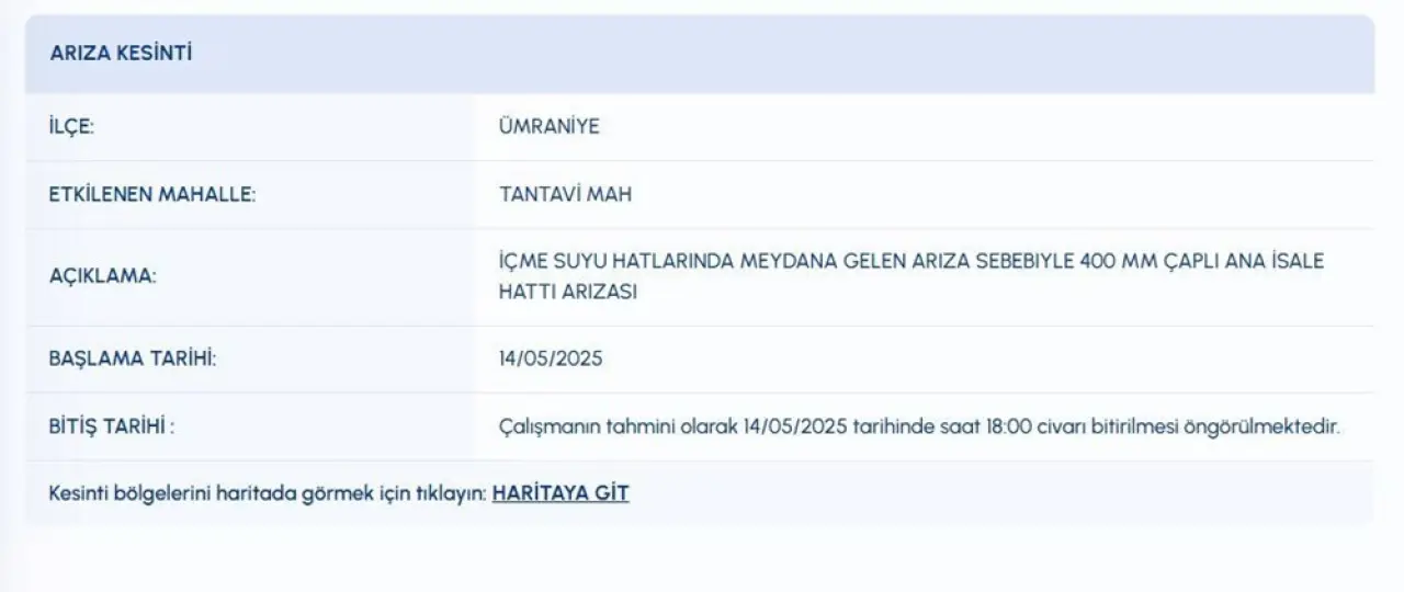 İSKİ su kesintisi 14 Mayıs kesinti programı: Üsküdar ve Ümraniye'de sular ne zaman gelecek? - 6