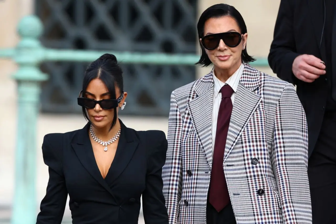 Jenner's mother, Kris, pictured with daughter Kim Kardashian, also recently unveiled her facial transformation, which was reportedly credited as the work of Dr. Steven Levine.