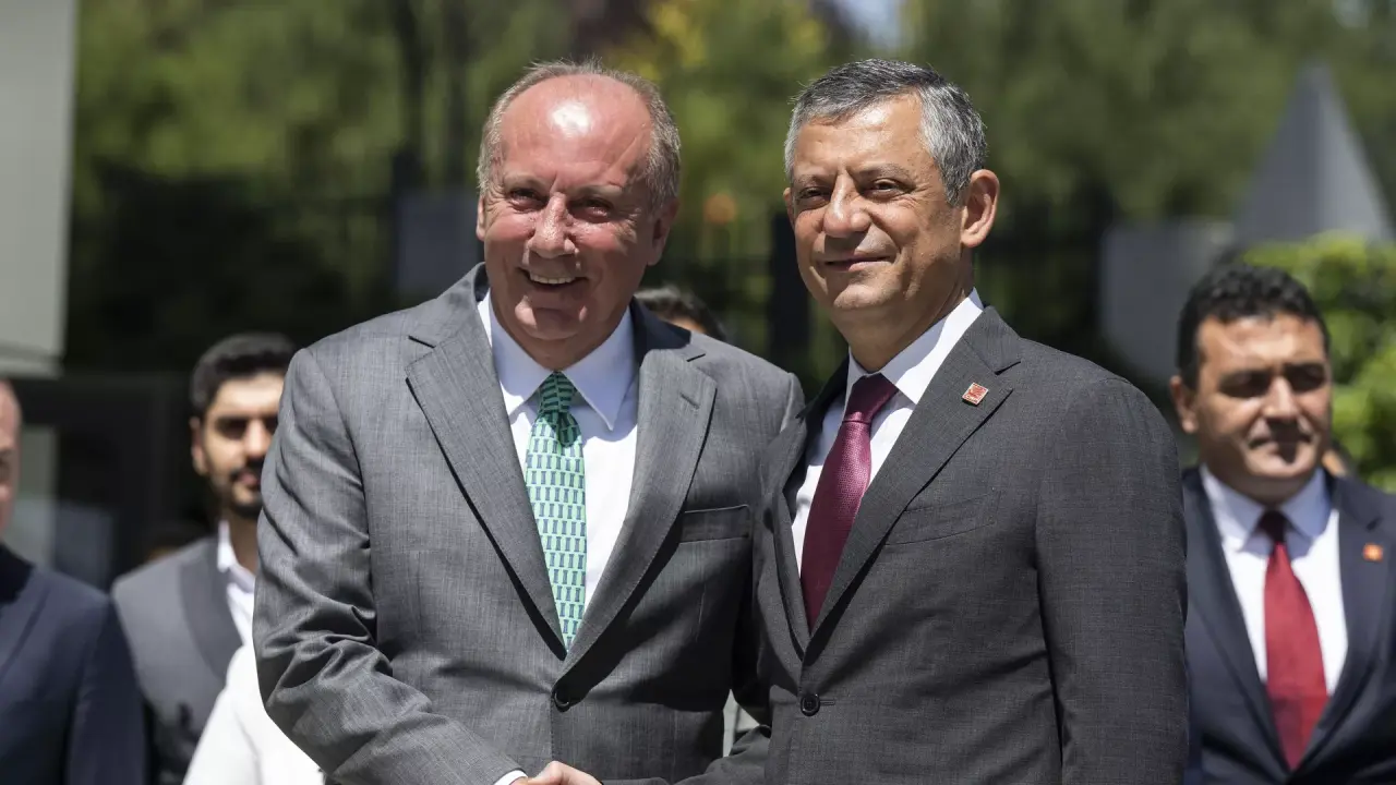 CHP Genel Başkanı Özgür Özel, Memleket Partisi Genel Başkanı Muharrem İnce ile bir araya geldi.